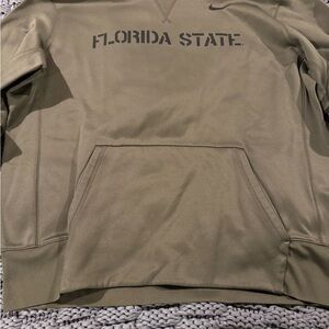 Nike FSU Olive Dri-FIT Hoodie